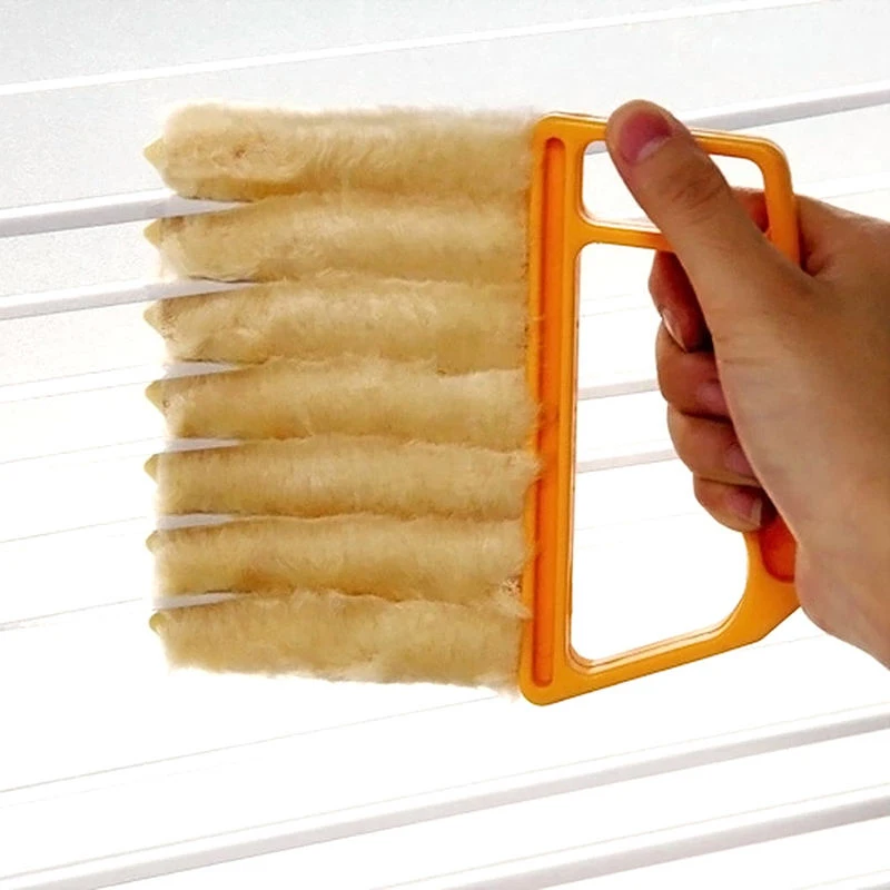 JX-LCLYL Microfiber Mini Blind Brush Window Air Conditioner Duster Dirt Cleaner