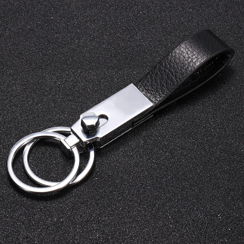 Держатель ключей для автомобиля кошелек брелок авто аксессуары подлинный кожаный брелок-карабин для ключей для автомобиля креативный подарок для человека