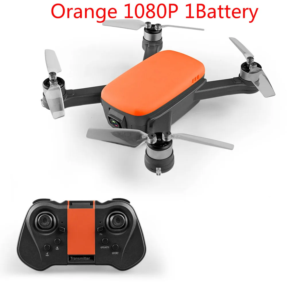 Orange 1080P 1B 913 бесщеточный gps Радиоуправляемый Дрон с камерой HD Wifi 1080P Дроны с поддержкой SD карты Радиоуправляемый вертолет Квадрокоптер рождественские подарки Дрон мини - Цвет: Orange 1080P 1B