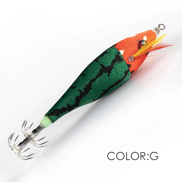 LETOYO 70mm 10g Floating Squid Jigs Fishing Lure Artificial Shrimps Squid Hook For Sea Fishing Cuttlefish Octopus Calamari Baits G 70mm 10g