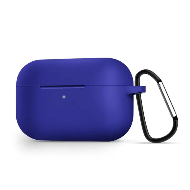 Мягкий силиконовый амортизирующий защитный чехол для Airpods Pro, чехол для зарядки, видимый передний светодиодный защитный чехол для Airpods Pro