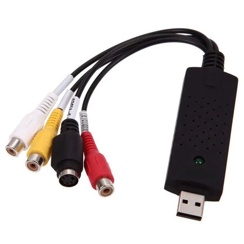 

Video Audio VHS VCR USB Video Capture Card to DVD Converter Capture Card Adapter