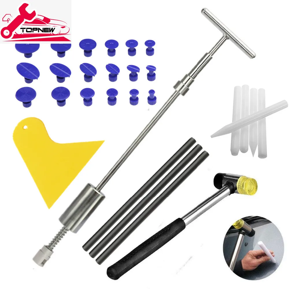 

FURUIX PDR OUTILS ENLИVEMENT DE DENT PDR EXTRACTEUR TOBOGGAN MARTEAU KIT VOITURE DENT RЙPARATION OUTIL ENSEMBLE MARTEAU INVERSE