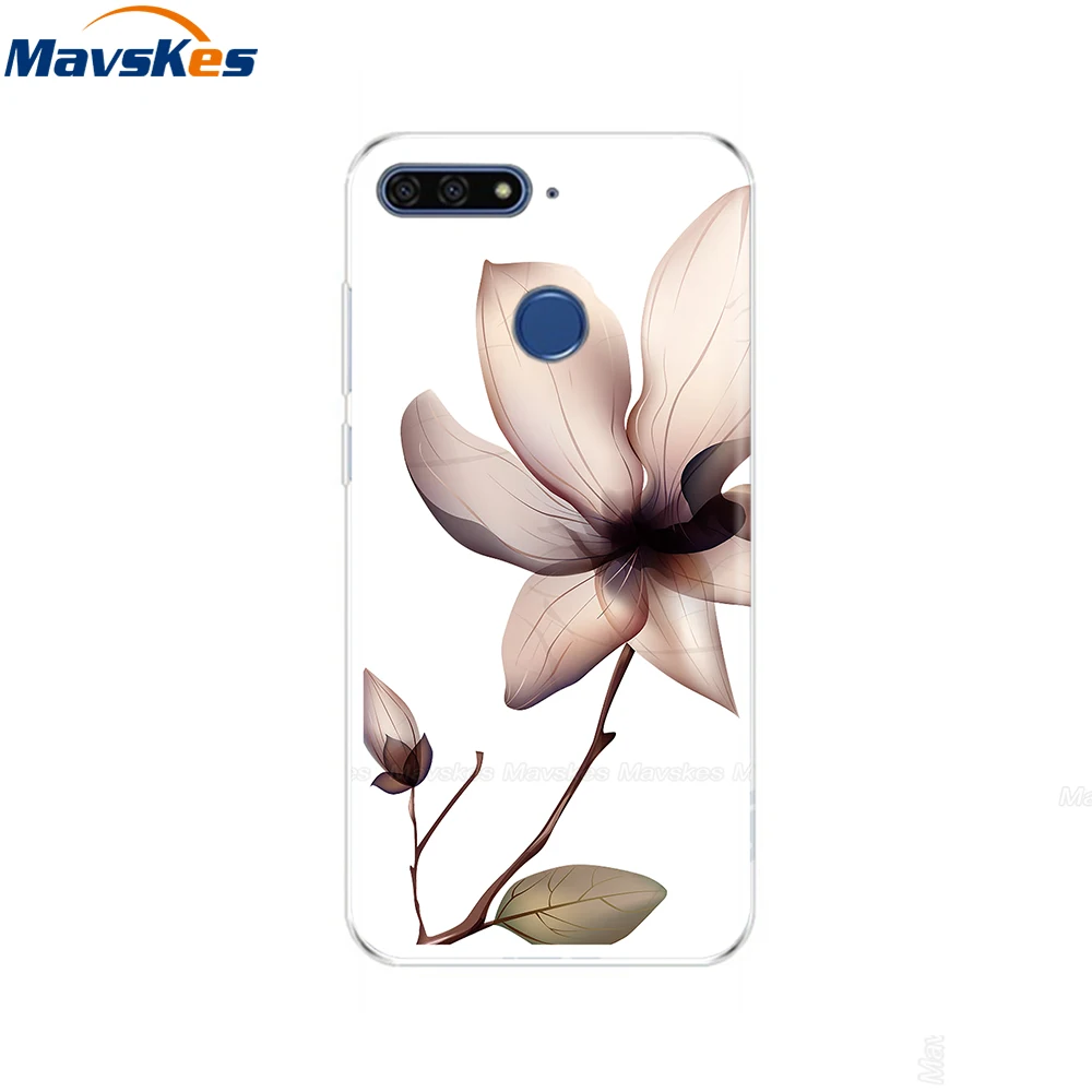 59 Чехол для huawei Honor 7C, чехол на huawei Honor7C, 5,7 дюймов, мягкий силиконовый чехол для телефона huawei Honor 7C, Aum-L41, чехлы из ТПУ - Цвет: 59
