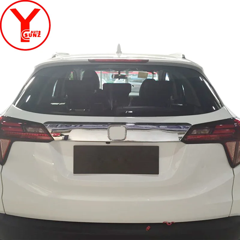Хромированная задняя крышка ворота для Honda VEZEL H RV HRV 2014 2015 2016 2017 ABS Автозапчасти honda