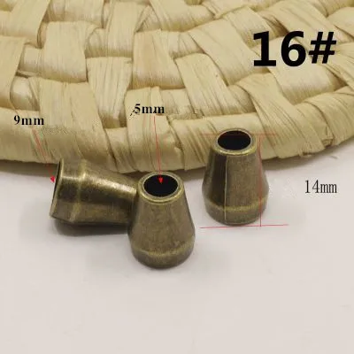 10pcs 10 шт Шнур Конец колокольчик пробка металлическая противоскользящая Кепка с пряжкой пояс веревка Пряжка Рюкзак шнур замок Стопор 3 цвет одежды аксессуары - Цвет: 10pcs