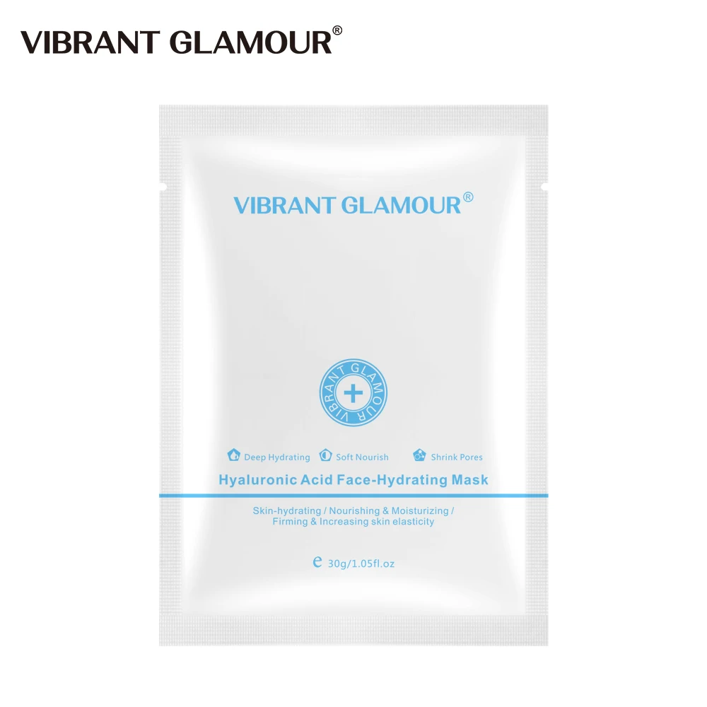 Hyaluronic Acid Маска для лица Argireline с витамином C с гиалуроновой кислотой, увлажняющая, отбеливающая, против старения, питающая, укрепляющая, для ухода за кожей, 1 шт - Цвет: Hyaluronic Acid