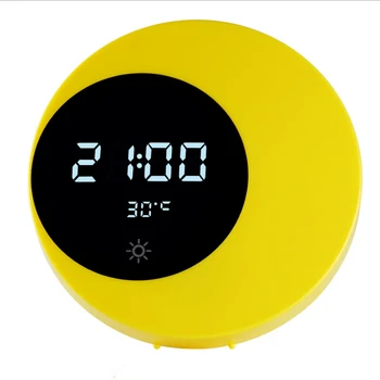 

Creative String Moon Clock Night Light LED Digital Calendar Moon Atmosphere Clock Light Desktop Digital Alarm Clock Night Light