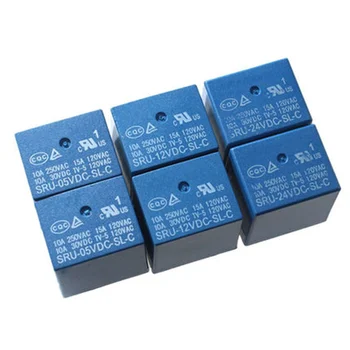 

Relay SRU-05VDC-SL-C SRU-12VDC-SL-C SRU-24VDC-SL-C T70 15A 5PIN