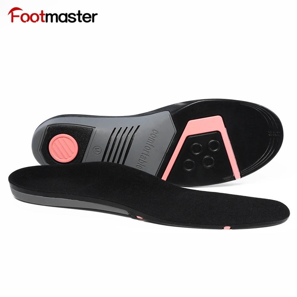 

FootMaster Orthotic insoles for plantar Fasciitis and fallen arches Plantar Fasciitis Flat feet Relieve pain Pink TPR insoles