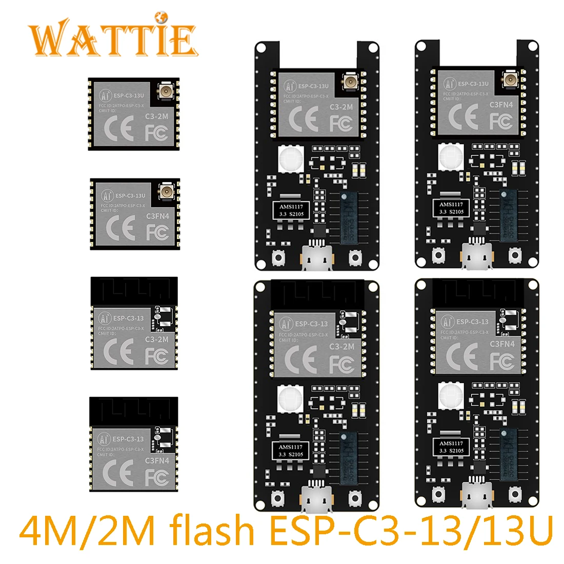 ESP-C3-13 KIT Esp32-C3 C3-13 4M 2M flash ESP-C3 ESP C3 Esp32-C3-13 13  ESP-C3-13U C3-13U Esp32-C3-13U 13U WiFi+Bluetooth 5.0