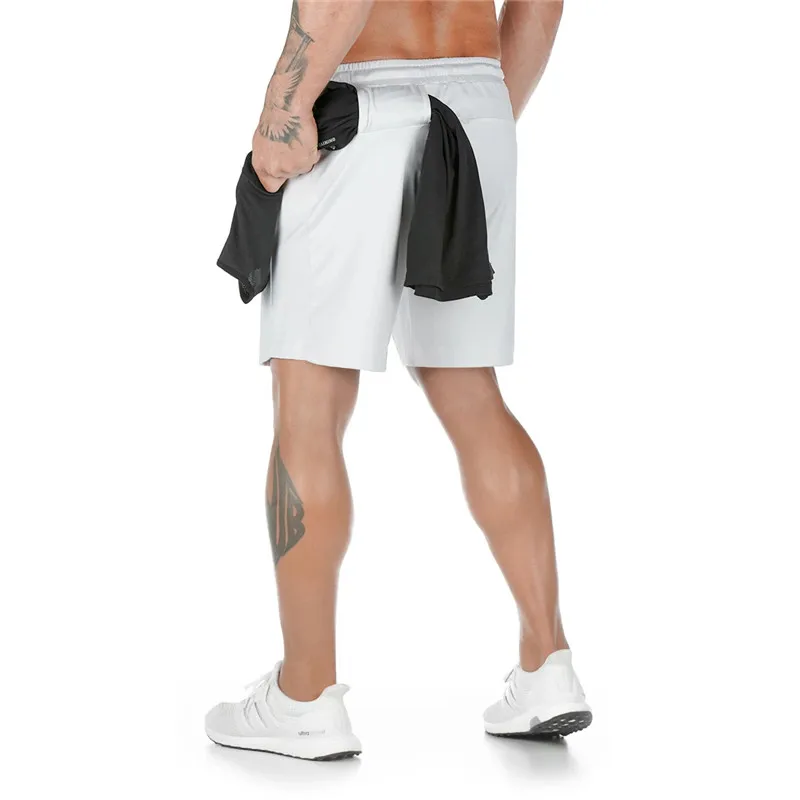 Уличная Летняя шорты мужские повседневные шорты брендовая спортивная одежда фитнес упражнения пляжные шорты мужские дышащие фитнес шорты