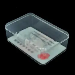 Маленькая прозрачная пластиковая коробка для хранения Прозрачный квадратный многоцелевой Чехол для дисплея