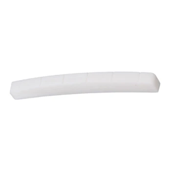 

1Pc Modern and Vintage Electric Guitar Six String Nut Cattle Bone Slotted for Fender Strat Replacement