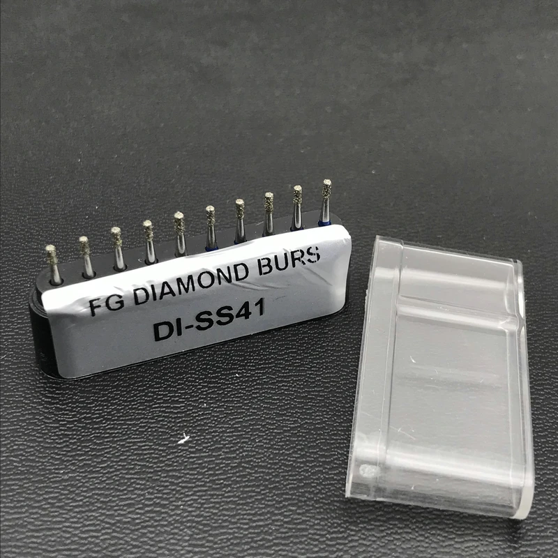 10 шт./упак. Dental Diamond Burs FG 1 6 мм для высокоскоростного наконечника
