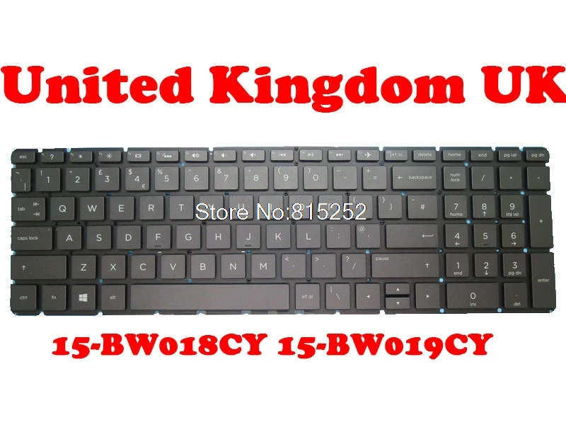 Клавиатура для ноутбука HP 15-BW000 15-BW018CY 15-BW019CY 15-BW020CY 15-BW024CL 15-BW025CY