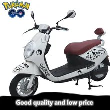 Adesivos de carro elétrico pokemon, adesivos de motocicleta, adesivos de carro, material reflexivo decoração de superfície do carro