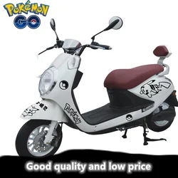 Pegatinas de Pokemon para coche eléctrico, pegatinas para motocicleta, pegatinas para coche, Material reflectante, decoración de superficie para coche