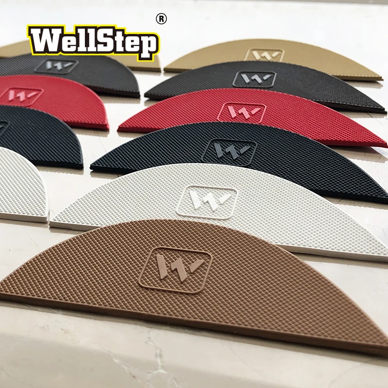 WELLSTEP 1 пара резиновых наклеек для ремонта пятки односторонняя изношенная подушка