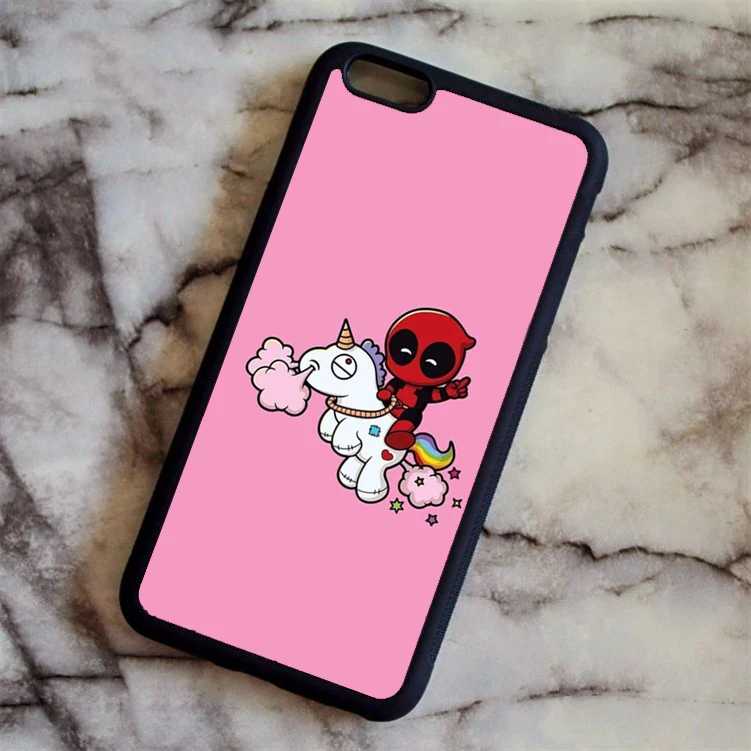 Хаки KETAOTAO Kawaii Deadpool e телефон с единорогом чехол s для iPhone 4S 5C 5S 6S 7 8 SE 5Plus XR XS Max Чехол Мягкий ТПУ резиновый силиконовый - Цвет: Хаки