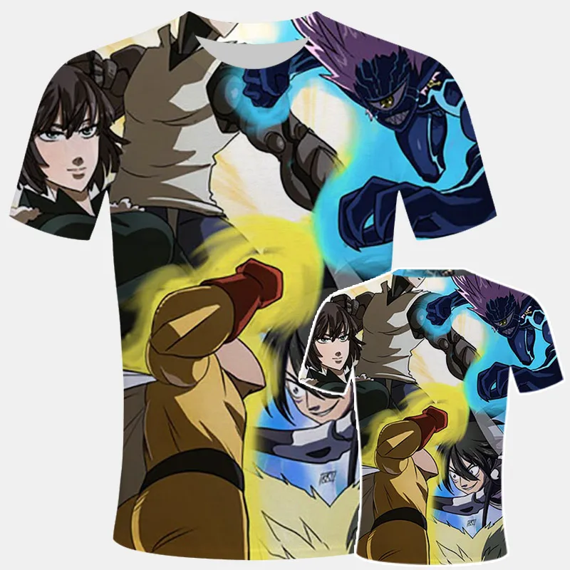 ANIME One Punch Man Printed Men T Shirt Fashion Cool Confortable Men's Tshirt Casual T-shirt for gym Men camisetas streetwear - Цвет: TX-5694