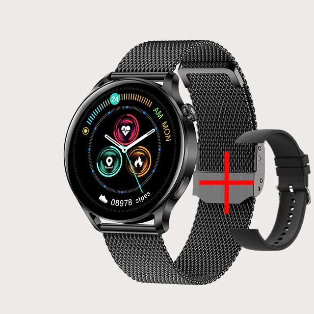 Fashion New Women Smart Watch Men Sports Waterproof Smart Watch Ladies Heart Rate Blood Pressure Bluetooth Call Watches+Box
