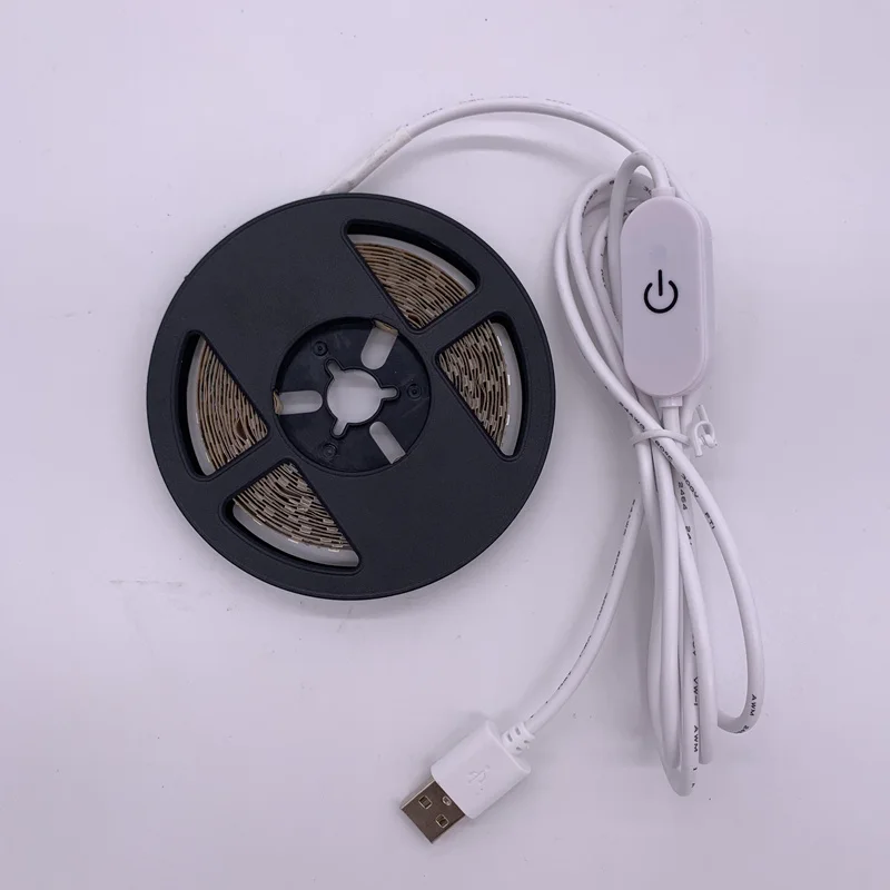 USB 2colors 4m Сенсорный выключатель USB косметические настенные лампы туалетный светильник теплый белый холодный белый Диммируемый зеркальный светильник для туалетного столика Ambi светильник - Цвет абажура: USB 2colors 4m