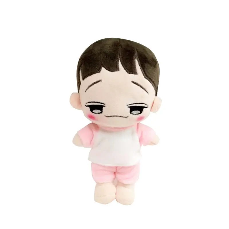 Корея Kawaii аниме плюшевые куклы игрушка мягкая кукла ручной работы Медведь плюшевые куклы с одеждой Мягкие Аниме плюшевые игрушки вентиляторы подарок для ребенка - Цвет: Chen