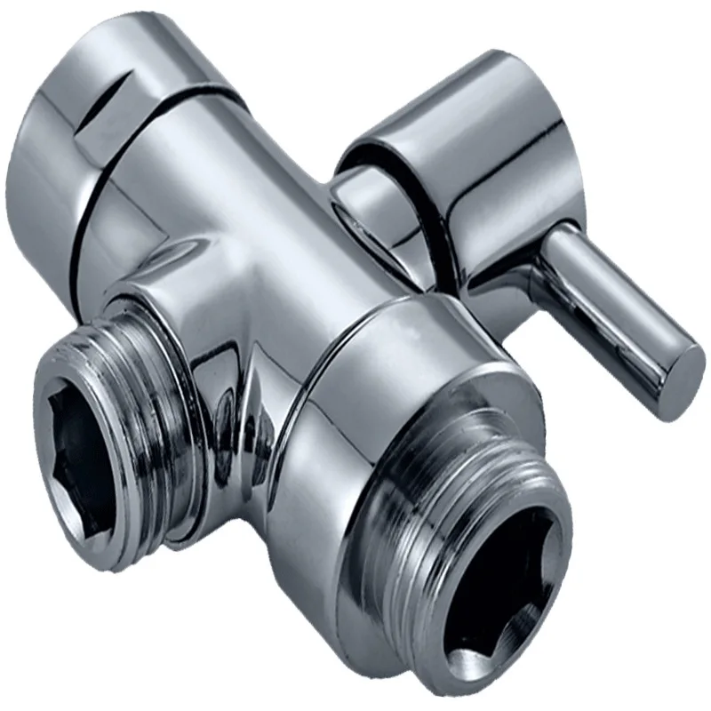 

Multi-functional Copper Three Head Four Quick Opening Water Distributor Shower Valve Shower Faucet Valve Adapter Wholesale T-con