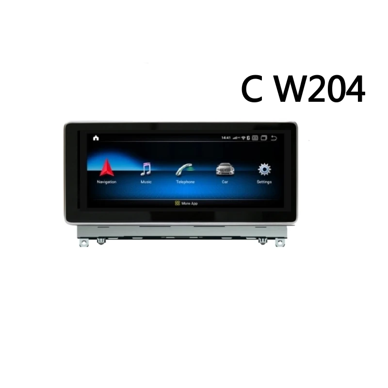 Автомобильный gps радио для Mercedes Benz MB C Class W204 C180 C300 C250 2007 2008 2009 2010 2011 2012 2013 CarPlay давления воздуха в шинах навигации - Цвет: Benz-W204