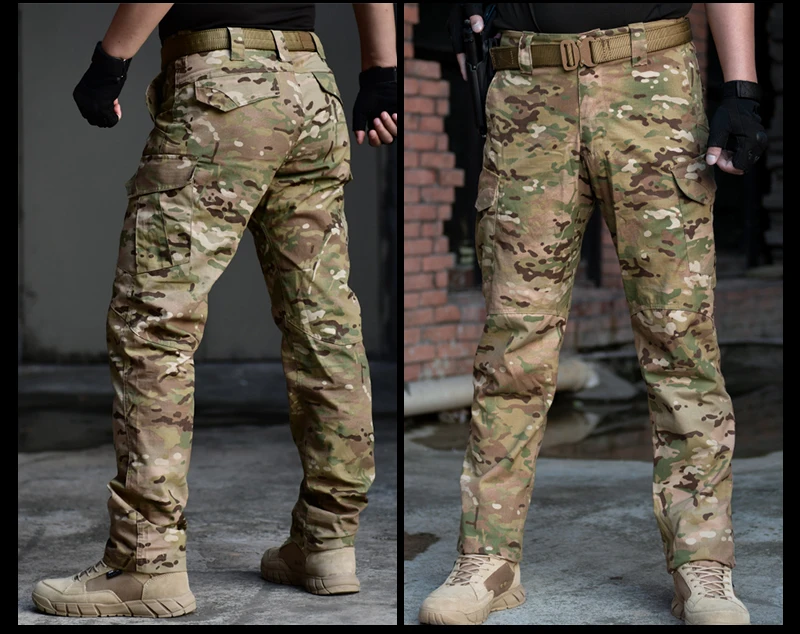 Heavy Duty Water-Resistant Tactical GL Pants | Combat Cargo Pants Ripstop Material