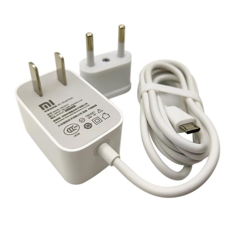 Зарядное устройство Xiaomi с кабелем 2 в 1 зарядное 5 В 2A Micro USB кабель для MI 3 2S Redmi 4A 4X Note
