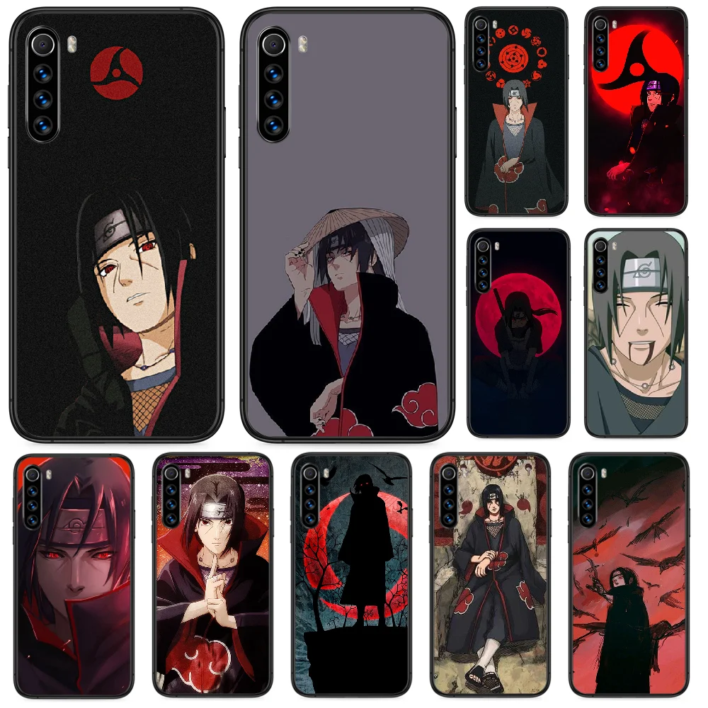 Чехол для телефона Uchiha Itachi Naruto Xiaomi Redmi Note 4A 4X 5 6 6A 7 7A 8 8A 4 5A 8T Plus Pro black Etui 3D funda soft