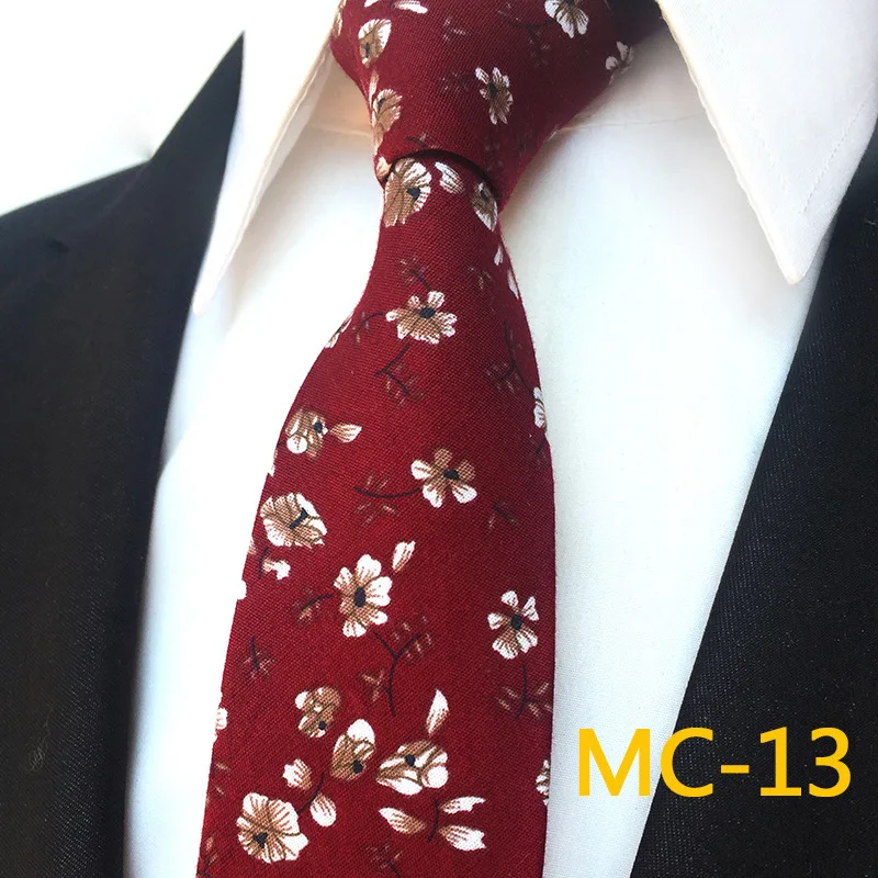 Necktie Мужской Жаккардовый тканый хлопковый галстук с узором пейсли и цветами для свадьбы, банкета, вечерние галстуки, новые Узкие галстуки с рисунком стрелы, 6 см, цветочный галстук в деловом стиле - Цвет: Necktie