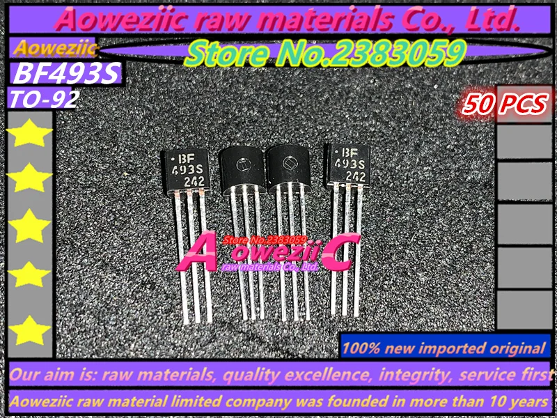 Aoweziic 100% новая импортная оригинальная BF493S BF393 BF493 BC517G BC517 MPS6531 KTC3209-Y-AT KTC3209 TO-92 транзистор типа p-n-P