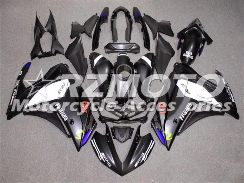 4 подарки ABS литьевая форма мотоцикл Обтекатели подходит для YAMAHA R3 R25- 15-19 Кузов Набор на заказ матовый черный Прохладный