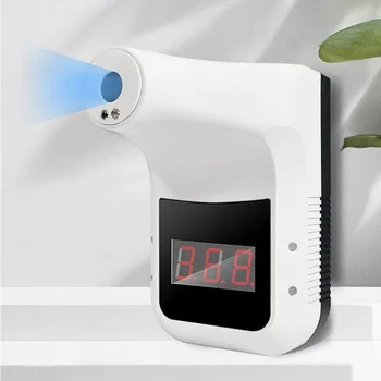 

Infrared Thermometer Non Contact With Alarm Restaurant Digital Body Accurate Home Office Fever Detection Forehead Wall Mounted