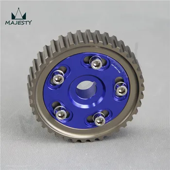 

BLUE Adjustable Cam Gears Pulley KIT Alloy Timing Gear FOR SOHC D15/D16 D-SERIES ENGINE CAM PULLEY PULLYS GEARS 1PCS
