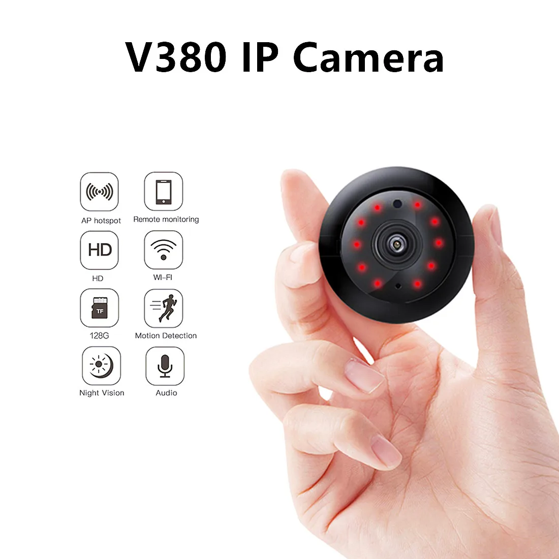 Беспроводная мини-камера 1080P WiFi ip-камера домашняя камера видеонаблюдения ИК
