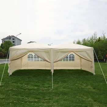 

grande 6x3m impermeable Pop Up jardín Gazebo Arbor fiesta tienda con lados ventana bolsa país feria todo tienda cerrada