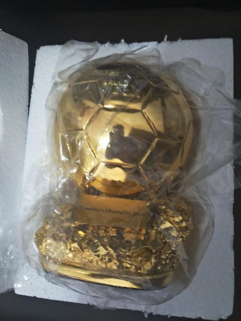 HOT 1:1 Replica Ballon d‘or Soccer Trophy Football Fans Resin Ornament  Souvenir