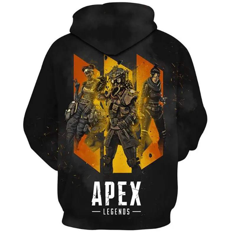 Игра Apex legends Косплей герой костюмы с капюшоном для мужчин и женщин 3D цифровая печать Новинка