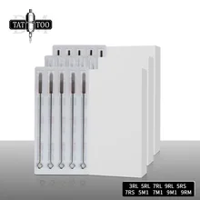 50 шт. Стерилизующие иглы для татуажа в ассортименте 3RL 5RL 7RL 9RL 5RS 7RS 5M1 7M1 9M1 9RM одноразовые смешанные иглы для тату-машинок