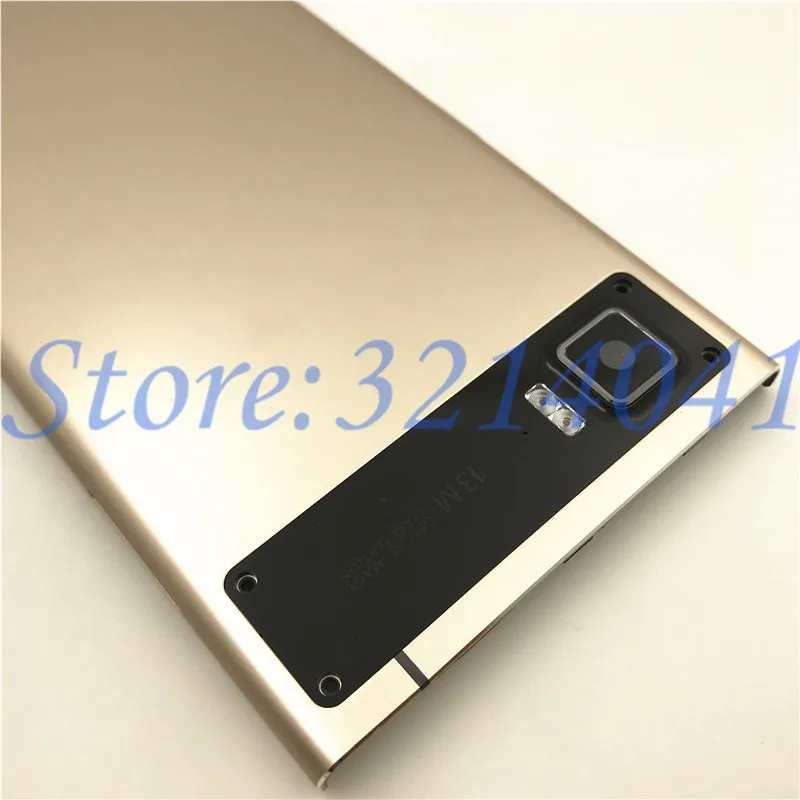 Металлический батарейный чехол для задней крышки корпуса 5," для lenovo VIBE Z2 K7 Mini со стеклянным объективом камеры+ Кнопки громкости