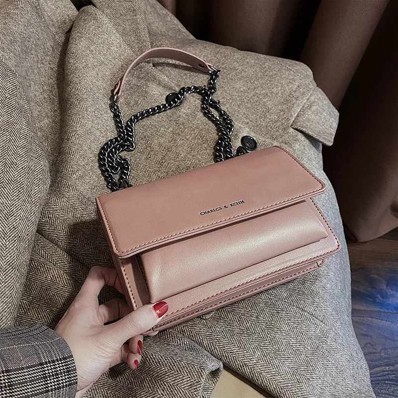 

Autumn And Winter INS Super Fire CHIC Bag Women's 2019 New Style Korean-style Versatile Shoulder Fashion Chain Square Sling Bag