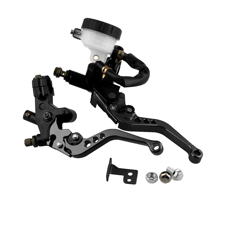 Motorcycle Front Brake Clutch Master Cylinder Reservoir Levers Aluminum Alloy 7/8 22mm CNC For Motorcycles clutch brake lever set