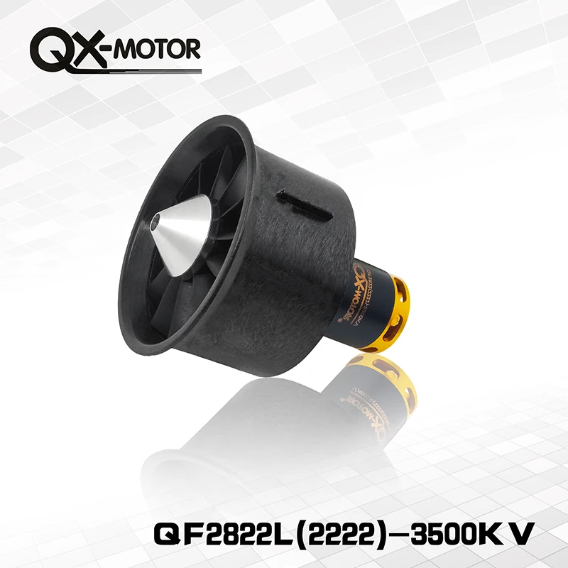 QX-motor 64 мм 12-листный 4s обновленная версия комплект воздуховодов QF2822-3500kv для