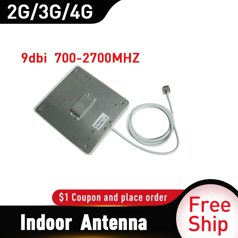 2G 3g 4G панельная антенна 700-2700MHz CDMA GSM DCS LTE комнатная антенна gsm повторитель сигнала для сотового телефона 4g Мобильный усилитель антенны