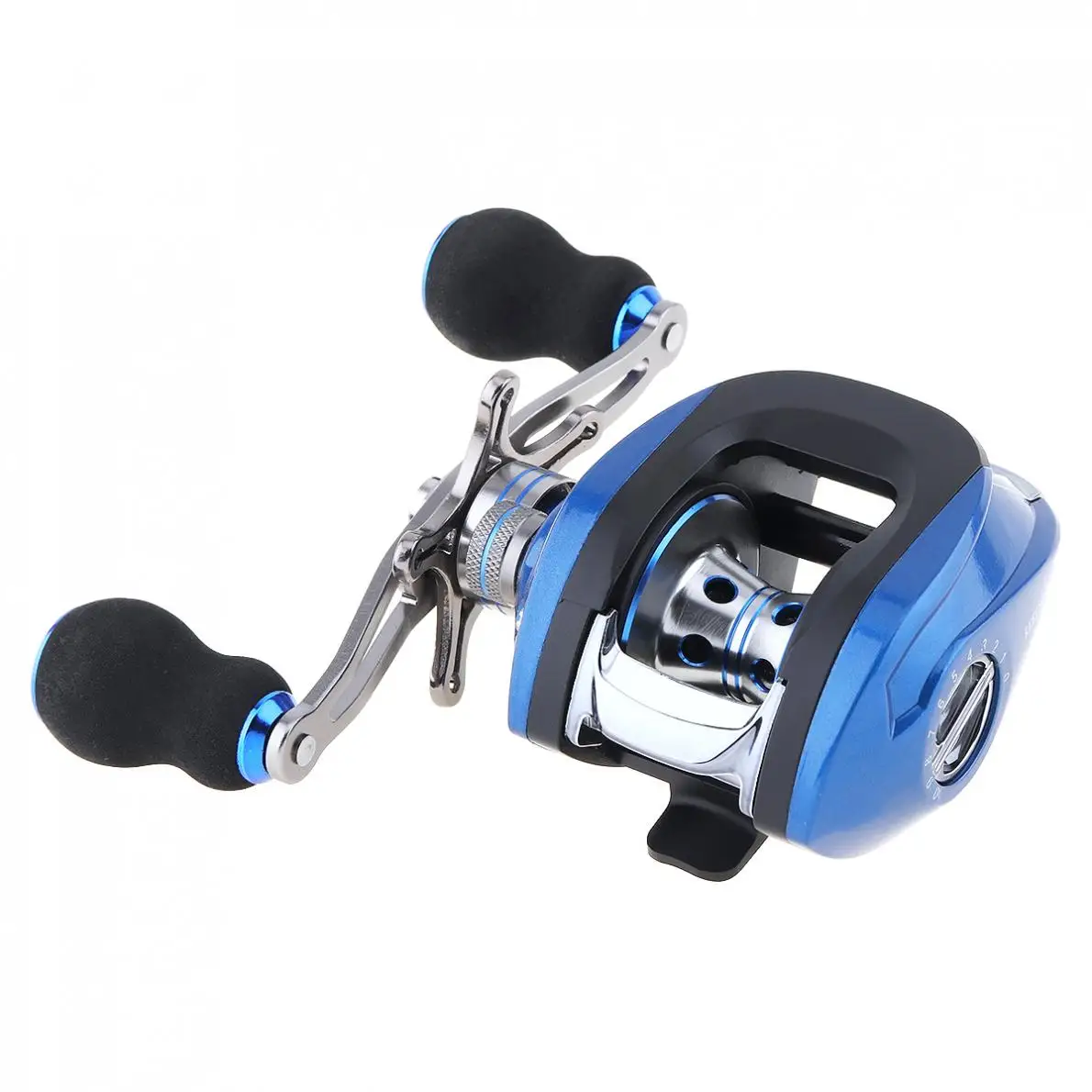 Baitcasting Fishing Reels 17+1BB 6.3:1 Gear Ratio Fishing Bait Casting Reel Braking Force 8KG / 17.6LB with Right Left Hand