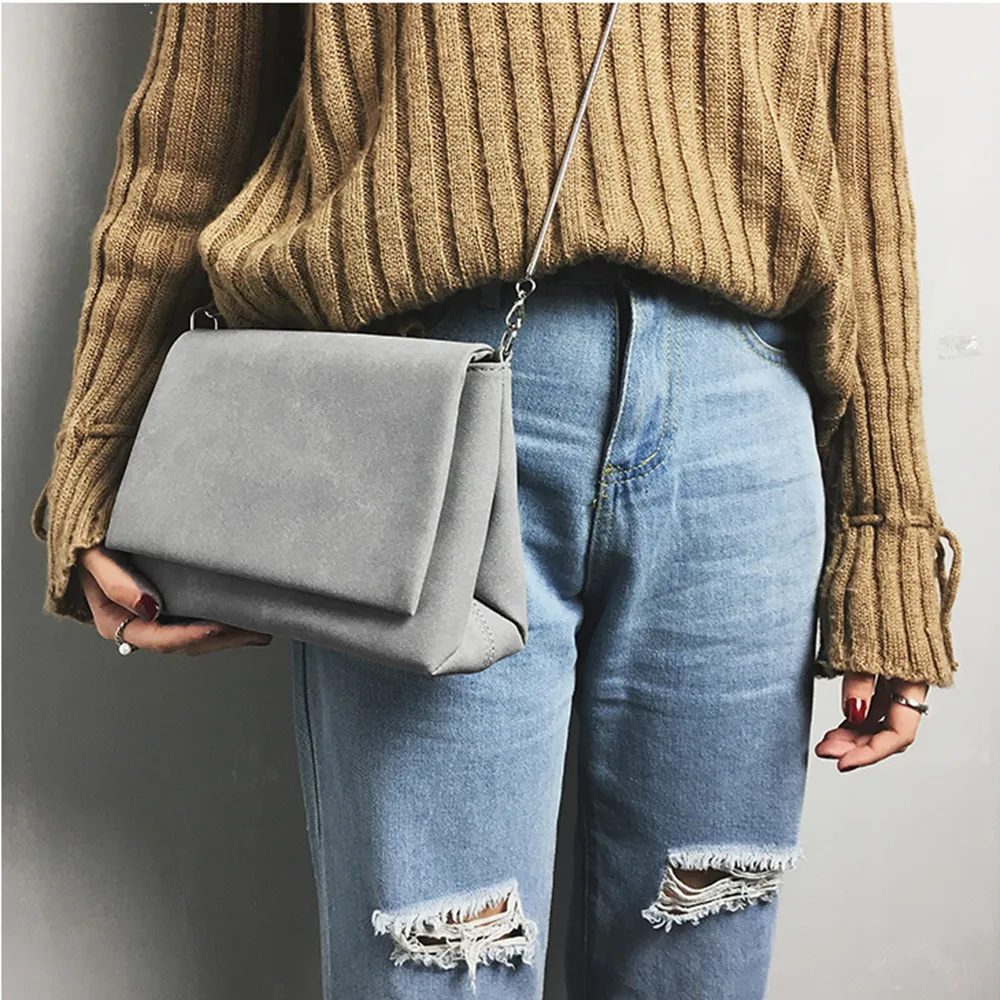 

Bags For Women 2019 Fashion Matte Leather Hasp Handbag Crossbody Shoulder Bags Chain Small Square Clutch Bag Purse Bolso Mujer